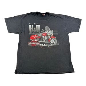 Vintage Harley Davidson Shirt Mens Large Savannah Georgia Biker Motorcycle 2000s